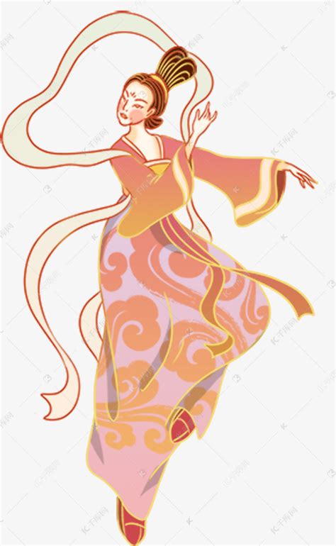 古代跳舞女人素材图片免费下载-千库网