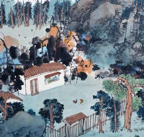 孟浩然最经典的一首诗，俨然就是一幅画着田园风光的中国画！