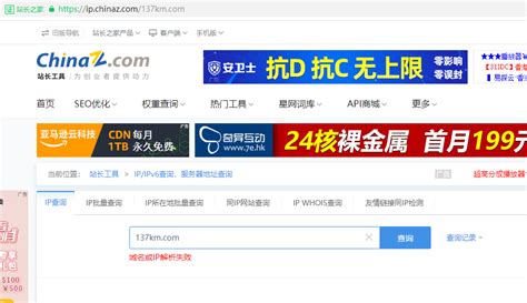 137km.com新买的域名修改DNS，为什么没生效-常见问题