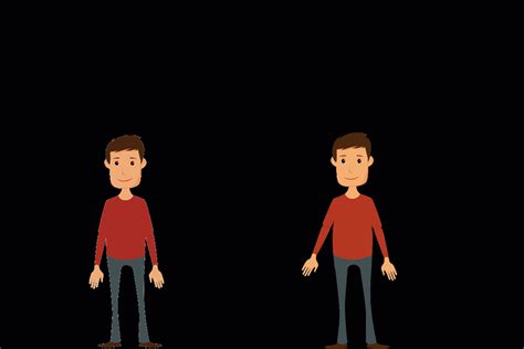 AE模版-男人物角色侧面走路循环动画-附制作教程-源库素材网