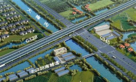 扬州又一座立交桥开钻，未来两条国道在这里交会_我苏网