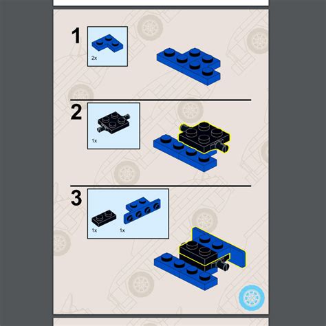LEGO MOC Blue Racing Car by De_Marco | Rebrickable - Build with LEGO