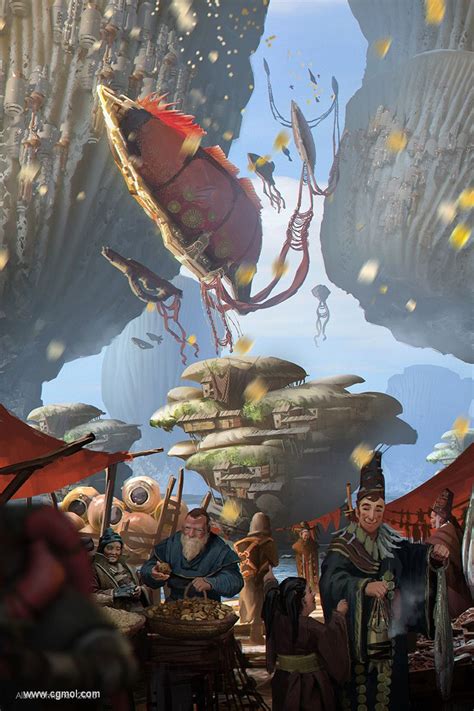 贼好看的CG插画类图片