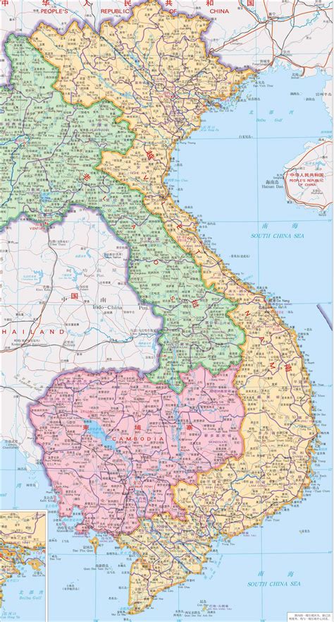 越南交通地图集 - 越南地图 - 地理教师网
