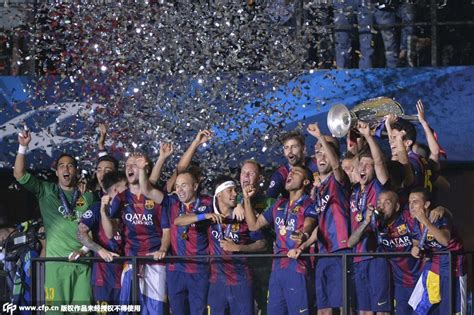 欧冠决赛巴塞罗那队再夺三冠王|欧冠|决赛-社会资讯-川北在线