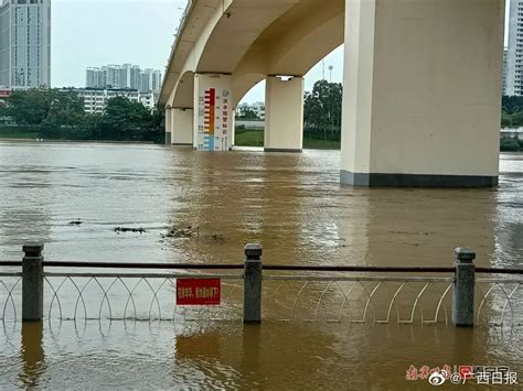 提醒！邕江迎来今年首个超设防水位洪水，建议市民暂时不要到沿岸游玩|洪水|南宁市_新浪新闻