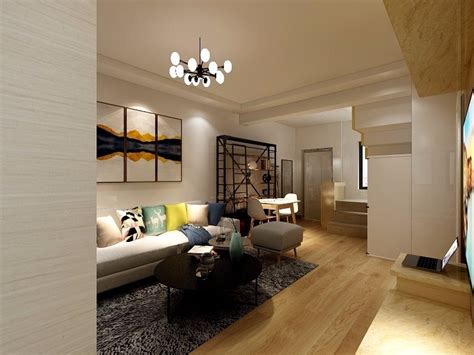 视觉盛宴 - 美式风格两室一厅装修效果图 - 约哈斯设计机构设计效果图 - 躺平设计家