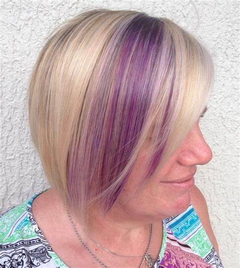 17-blonde-bob-with-lavender-balayage - CapelliStyle