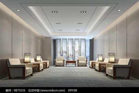 办公室接待室设计知识及效果图-上海办公室装修可鼎设计有限公司