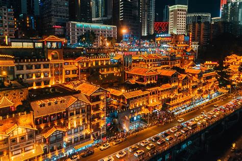 重庆360度全景展示，同样城市不同的效果 - 全景动态 - 丁丁猫