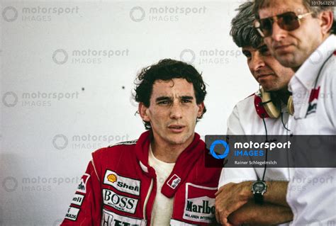 Ayrton Senna with Steve Nichols and Tim Wright. | Spanish GP ...