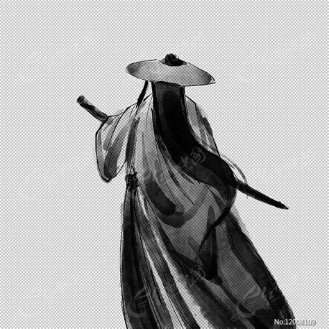 剑客背影非主流头像