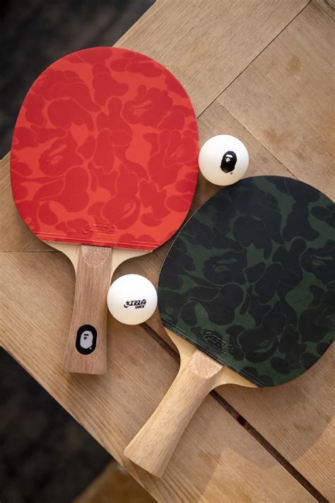 BAPE × 红双喜跨界打造乒乓球拍套装
