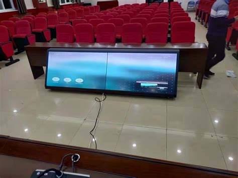 甘肃兰州P1.53+P1.25LED显示屏室内会议大屏案例-LED显示屏案例-深圳顺达荣科技