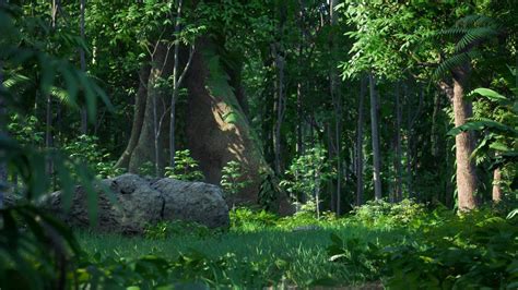 Rain Forest Pack-虚幻引擎热带雨林资源包 - 精品资源 - GAMESH
