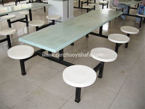 玻璃钢食堂餐桌椅(T0547)-产品展示-款式多-可定制-京泰科达家具