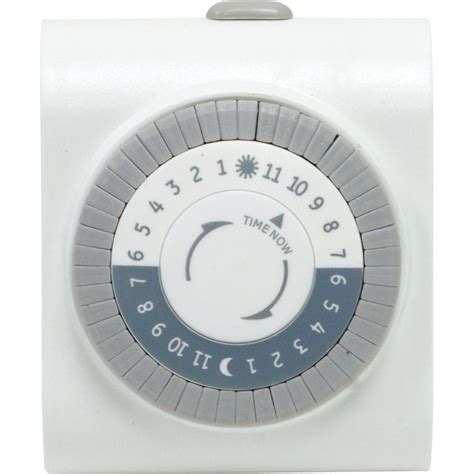 GE 24-Hour Plug-In Big Button Timer-15076 - The Home Depot