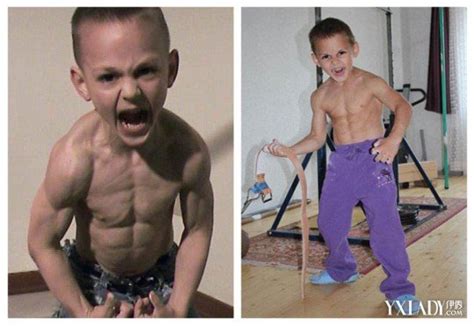 强壮肌肉男孩展示壮大力士姿势素材图片免费下载-千库网
