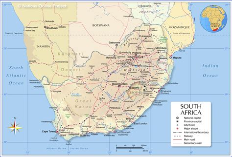 South Africa Map - High Resolution Map Of South Africa Provinces, HD ...