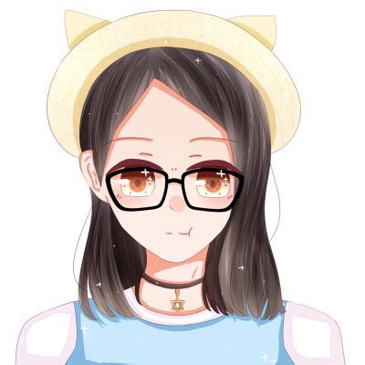动漫二次元眼镜妹图片
