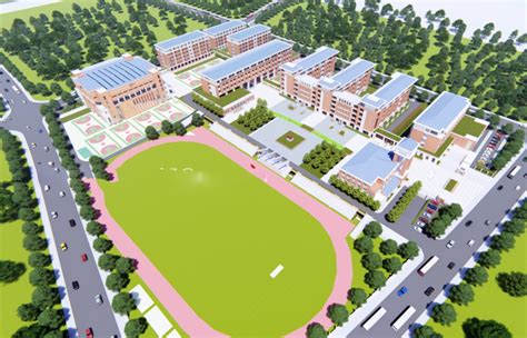 [湖南]长沙高新区金南中学建设方案模型设计（2018年）-sketchup模型-筑龙渲染表现论坛