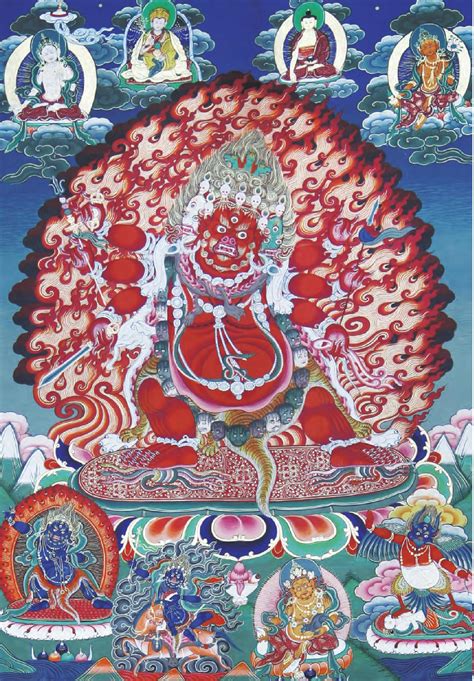 一面两臂马头明王(Hayagriva)马头明王即马图片