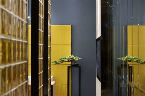 昆明西山区轻奢新中式办公室装修设计案例效果图 – 昆明世筑装饰公司