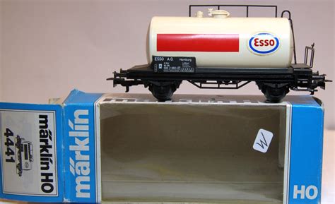 Märklin 4441, tank car ESSO of the DB, AC, gauge H0, in original packaging