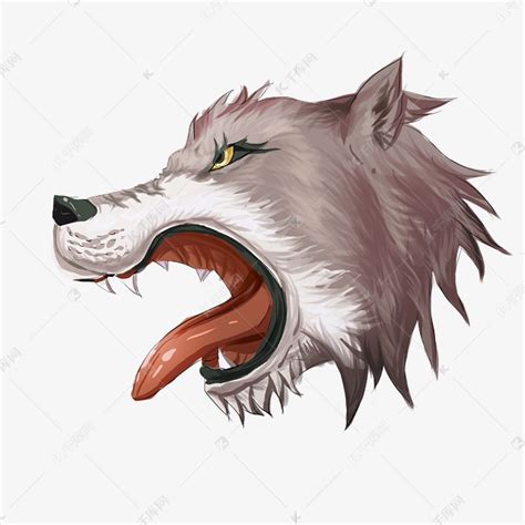 凶猛的狼头素材图片免费下载-千库网