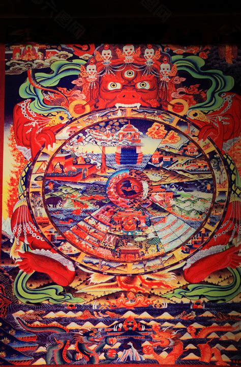 青海藏文化馆壁画图片装饰装修素材免费下载(图片编号:5646984)-六图网