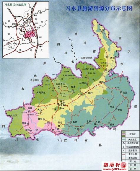 习水县地形图 - 习水地势图、地貌图 - 八九网