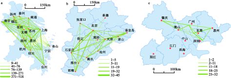 中国沿海三大城市群城市空间网络拓展分析——以综合交通信息网络为例