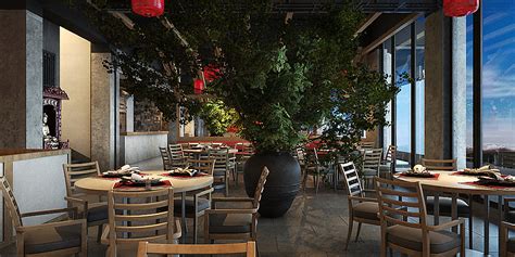 东南亚风格餐厅|空间|室内设计|张美丽效果图 - 原创作品 - 站酷 (ZCOOL)