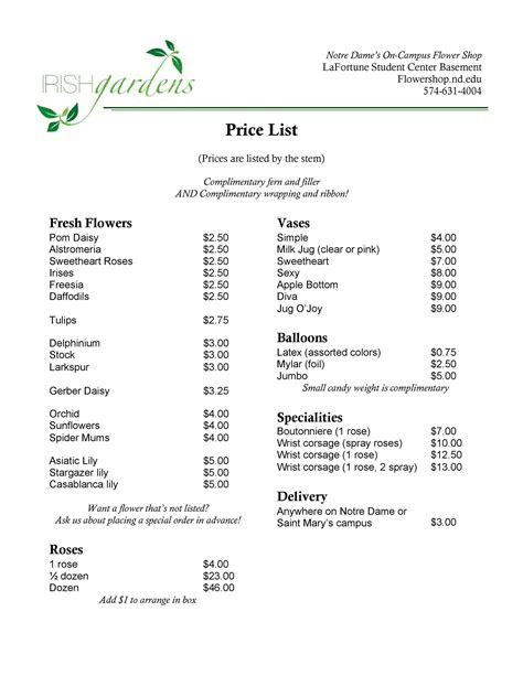 DIY Price List Templates - Printable Salon Pricing Menu - Digital Download
