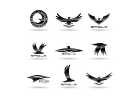 鹰logo设计_鹰标志设计_鹰图标图案矢量图素材免费下载网站_蛙客网viwik.com