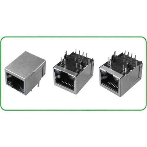 HFJV1-2450-L21RL HFJ11-2450E百兆RJ45网络接口带灯RJ45厂家热卖-阿里巴巴