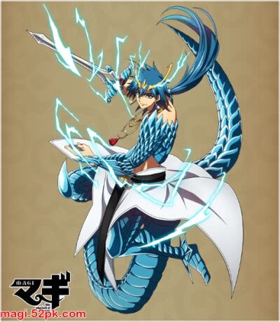 魔笛magi练白龙图片 魔笛magi练白龙图片