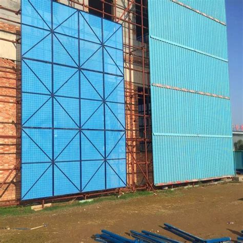 施工现场如何组装建筑爬架防护网-湖南中科富海建筑科技有限公司
