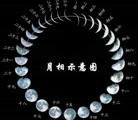 今日月相图图片
