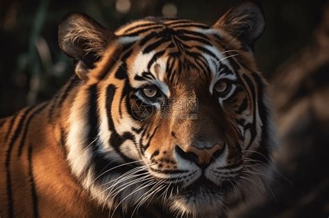 老虎的正脸高清图片下载-正版图片600048686-摄图网