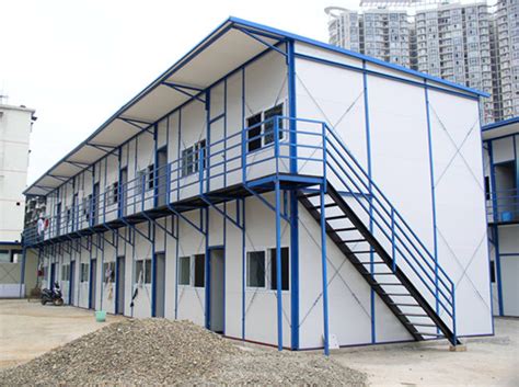 活动板房 撘建轻钢板房 上海彩钢板活动房 工地临时住房-阿里巴巴