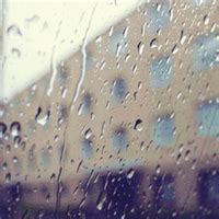 下雨文案非主流头像