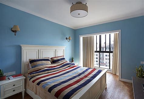 蓝色简约客厅室内设计高清图片下载-正版图片500435589-摄图网