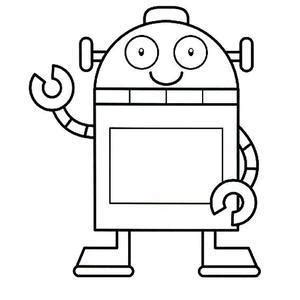 机器人简笔画大全及画法步骤 - 学院 - 摸鱼网 - Σ(っ °Д °;)っ 让世界更萌~ mooyuu.com