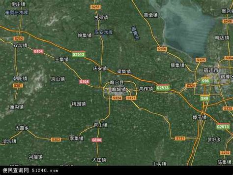 睢宁县地图 - 睢宁县卫星地图 - 睢宁县高清航拍地图