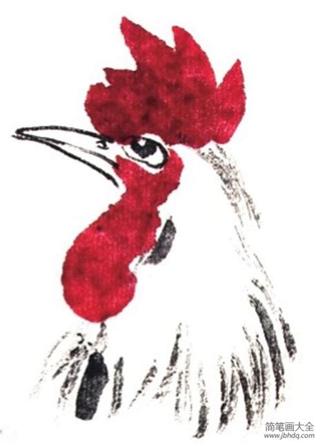 国画公鸡的绘画步骤 - 学院 - 摸鱼网 - Σ(っ °Д °;)っ 让世界更萌~ mooyuu.com