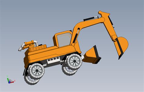 挖掘机3D模型下载_三维模型_SolidWorks模型 - 制造云 | 产品模型