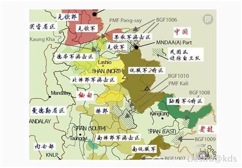 缅甸佤邦地图图片