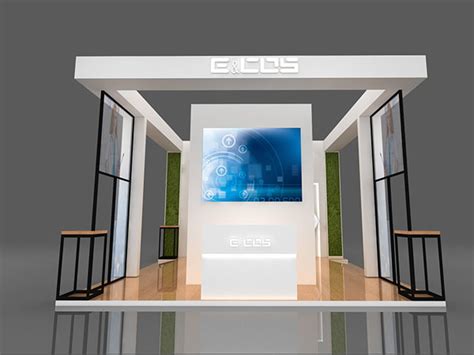 西奥电梯展台设计案例（8米×12米）-安平展览
