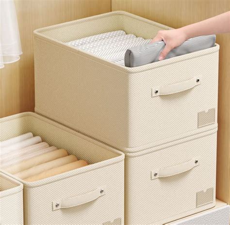 棉麻收纳箱 折叠储物箱 方形有盖可折叠收纳箱 精致收纳盒批发-阿里巴巴